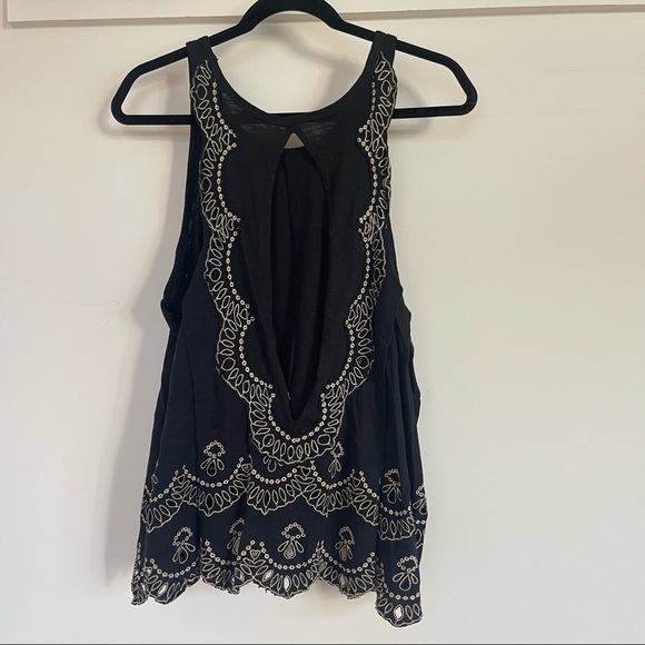 SOLD - Free People Embroidered Tank - Picture 4 of 5